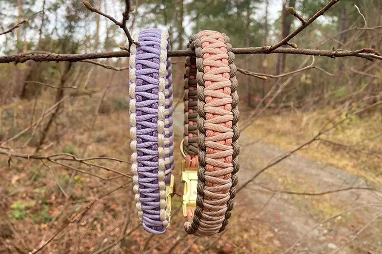 DESIGNSTUDIO | Paracord Halsband | Modell Carla - Woof Couture