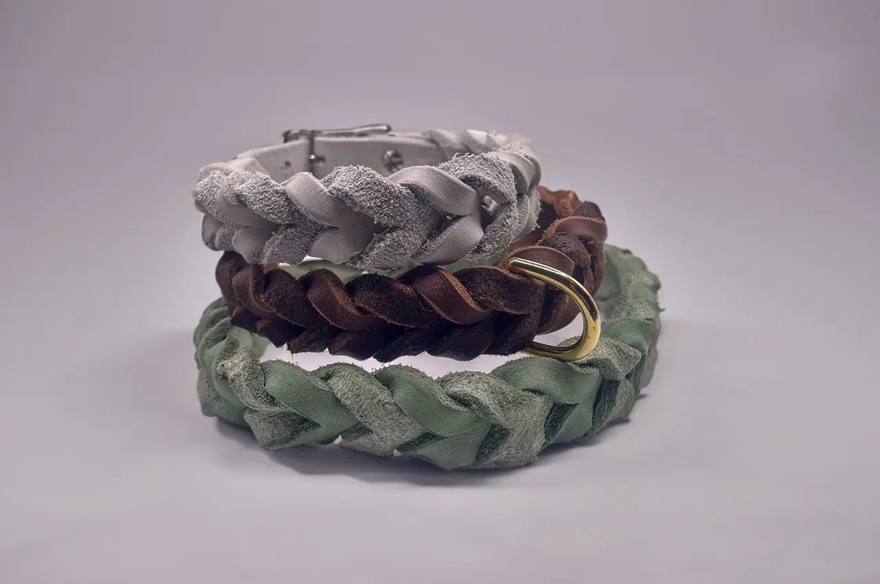 DESIGNSTUDIO | Leder Halsband | Modell Wilhelm