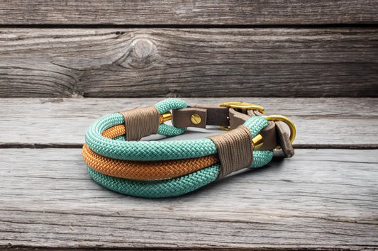 DESIGNSTUDIO | Tau x Leder Halsband | Modell Carlo