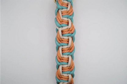 DESIGNSTUDIO | Paracord Halsband mit BioThane® Modell Caro - Woof Couture