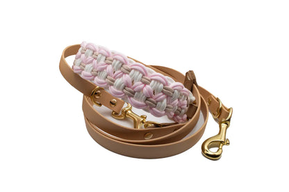 DESIGNSTUDIO | Paracord Halsband x Leder | Modell Charlotta