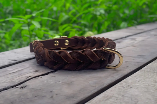 DESIGNSTUDIO | Leder Halsband | Modell Wilhelm
