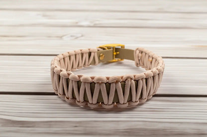 DESIGNSTUDIO | BioThane® Halsband mit Paracord | Modell Clara - Woof Couture