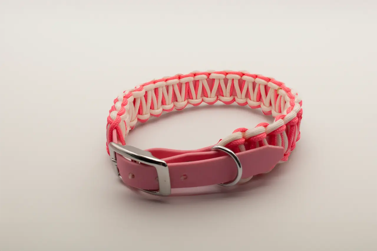 DESIGNSTUDIO | BioThane® mit Paracord | Modell Carmen HALSBÄNDER Woof Couture 