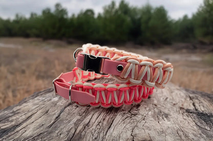 DESIGNSTUDIO | BioThane® mit Paracord | Modell Carmen HALSBÄNDER Woof Couture 
